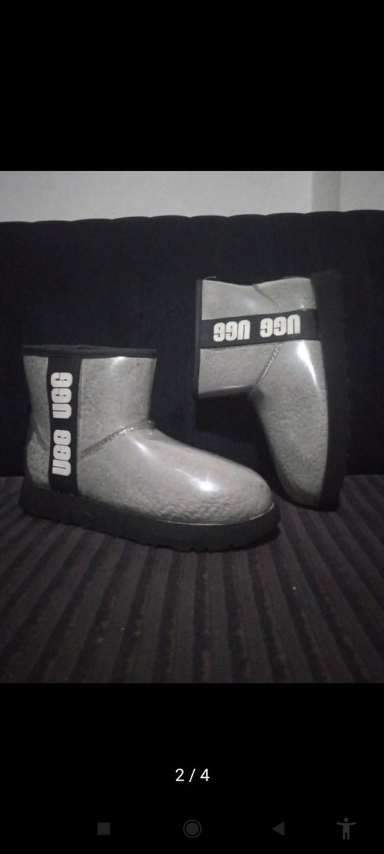 UGG Gri Kadın Günlük Bantlı Bot - Görsel 2