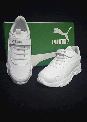 33 Beden Beyaz Puma kız Çocuk Spor Ayakkabı