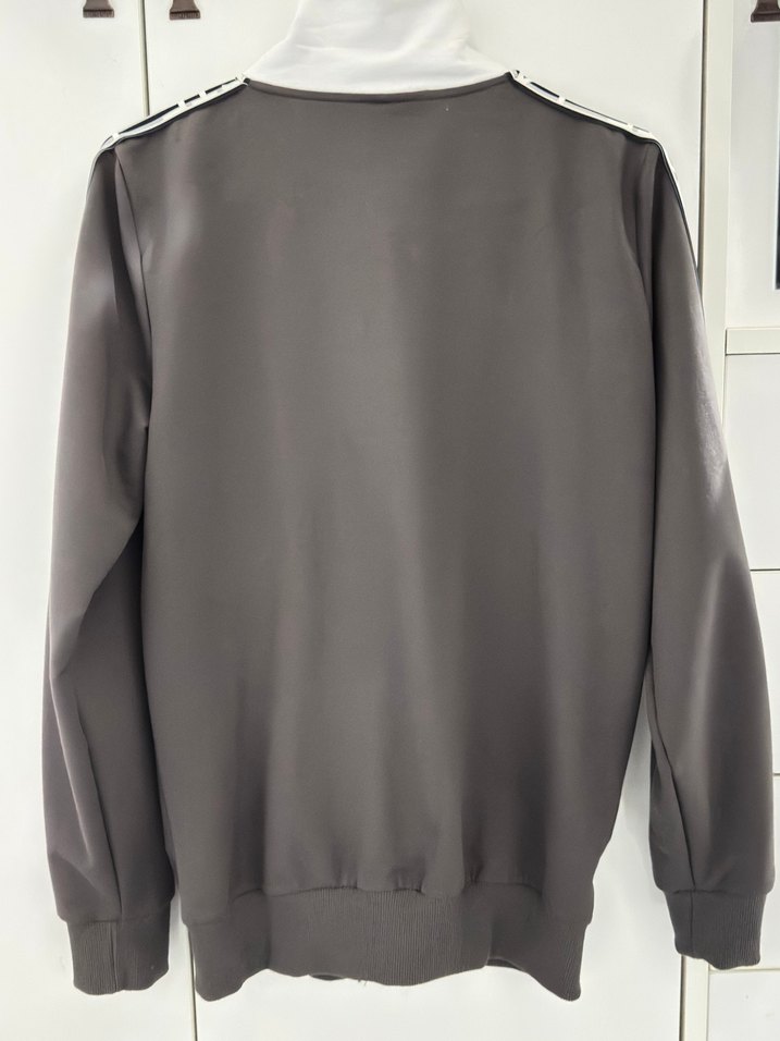 Lacoste Erkek Gri Fermuarlı Sweatshirt - Görsel 2