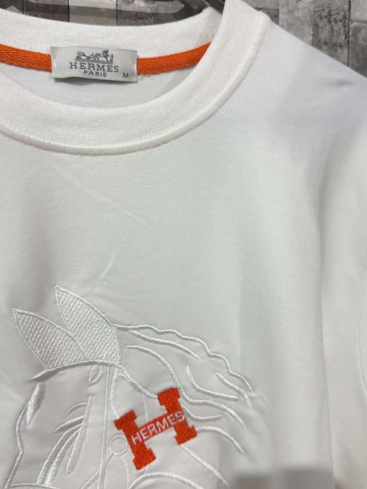 Hermes Erkek Sweatshirt Uzun Kollu Rahat Kesim - Görsel 2