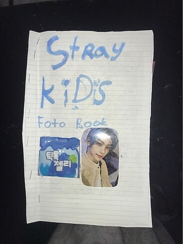 Stray kids foto book hediye sticer pc hediye!