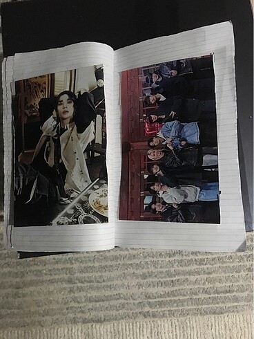 diğer Beden çeşitli Renk Stray kids foto book hediye sticer pc hediye!