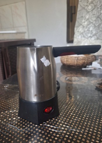 King Keyfim Türk Kahvesi Makinesi Beyaz-Gri - Görsel 2