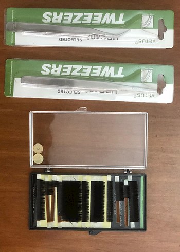 İpek Kirpik Cımbız Seti - Görsel 2