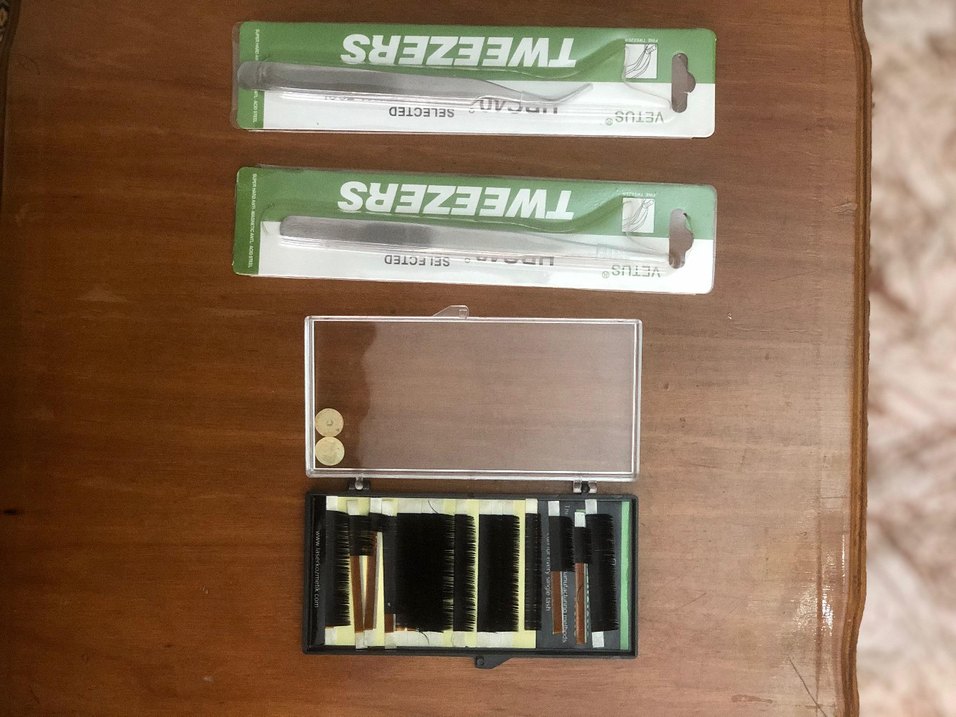 İpek Kirpik Cımbız Seti - Görsel 2