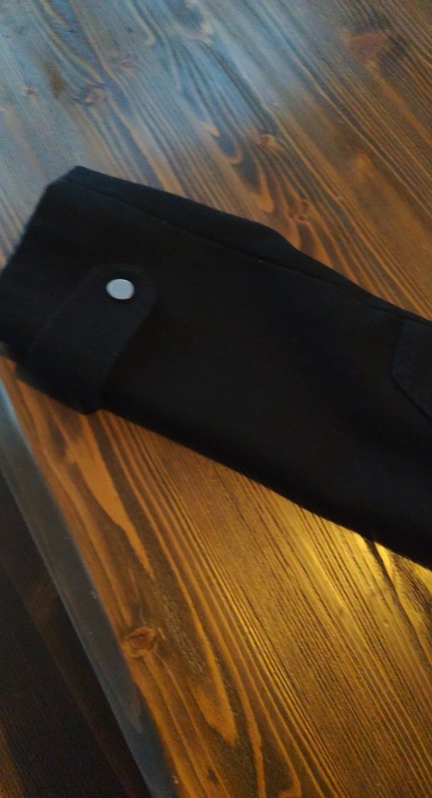 NetWork Siyah Fermuarlı erkek mont - Görsel 3