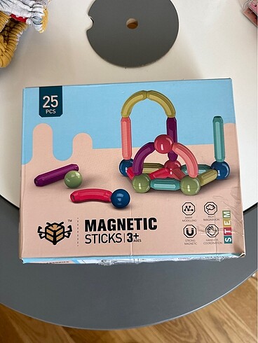 Manyetik yapı taşları 25 parça