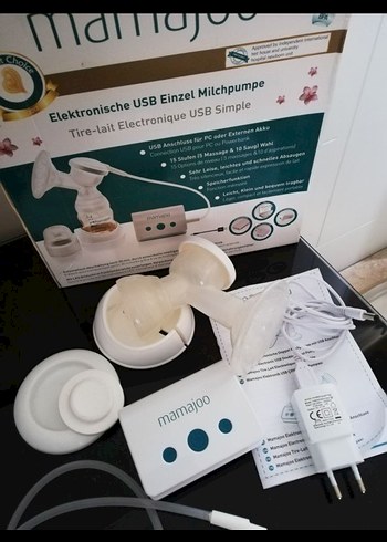 Mamajoo Elektronik USB Tekli Göğüs Pompası Beyaz