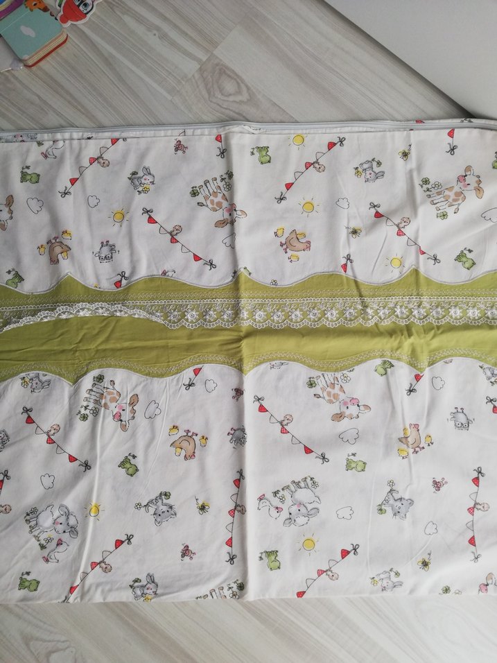 Yeşil Nakışlı Çocuk Nevresim Takımı - Görsel 2