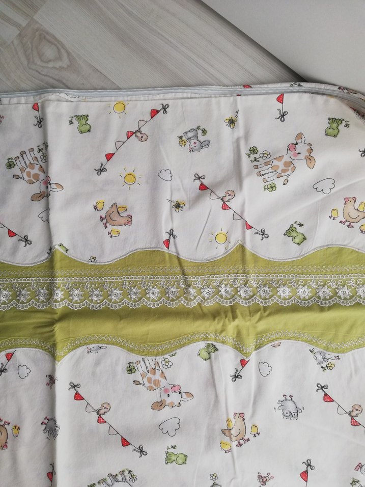 Yeşil Nakışlı Çocuk Nevresim Takımı - Görsel 3