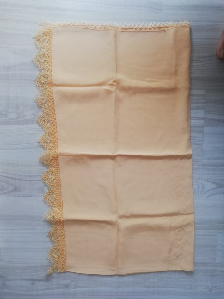 Dantel Detaylı İşleme Tülbent Şal - Görsel 2