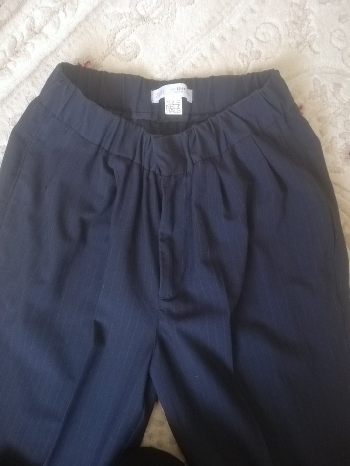 Zara çizgili pantolon - Görsel 3