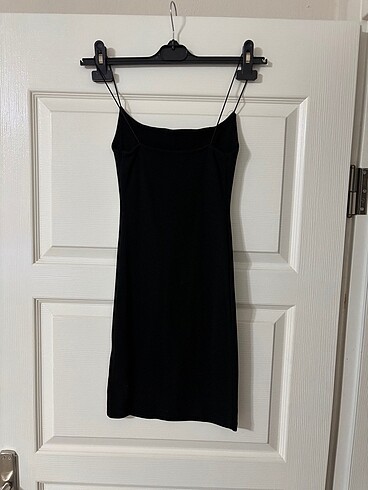 Pull and Bear Siyah mini elbise
