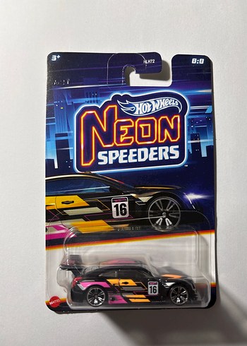 Beden Renkli Hot Wheels Neon Speeders Oyuncak Araba 2Li set