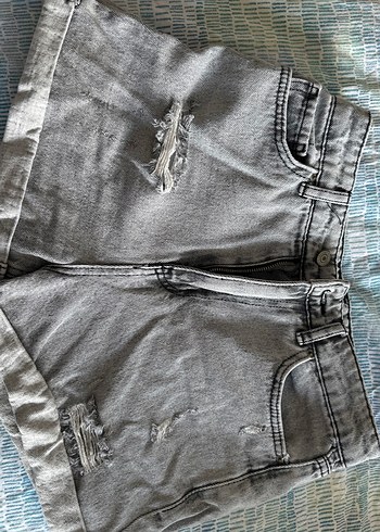 Diğer Gri Denim Şort