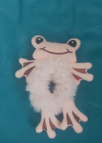 Diğer Peluş Beyaz Kurbağa toka