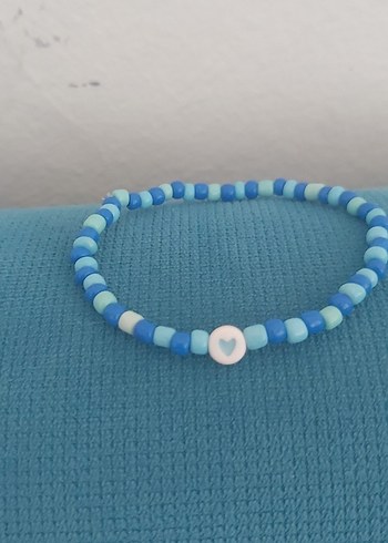 Diğer Mavi Boncuklu Minimalist Bileklik