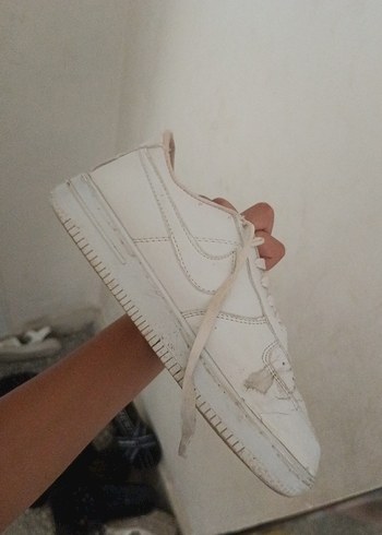 38,5 Beden Beyaz Kadın Sneakers Minimalist Sokak Stili
