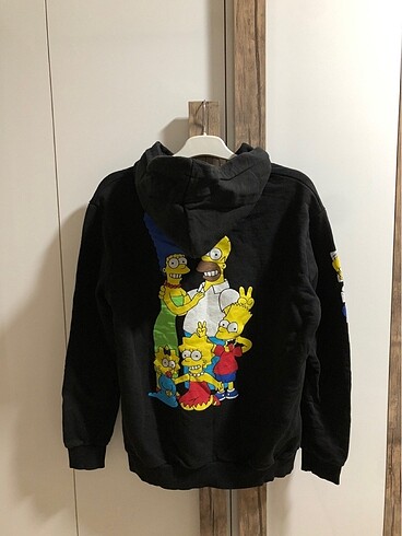 m Beden Siyah sweatshirt