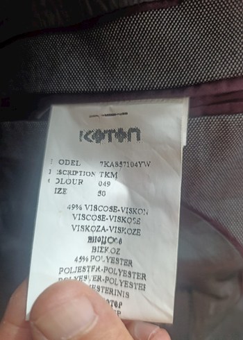 Gri erkek ceket