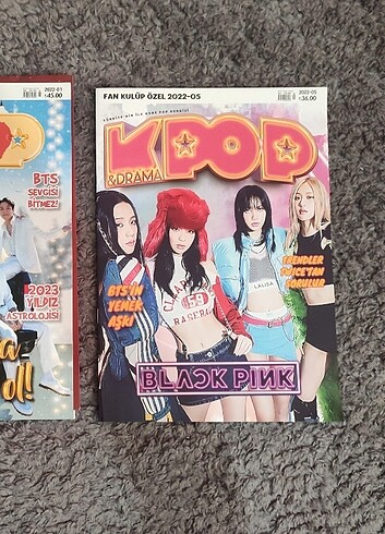 Beden Kpop blackpink bts itzy Le Sserafim gidle straykids twice dergi