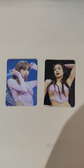 Jenlisa Jennie Lisa fanmade Coachella ve Christmas photocard SON
