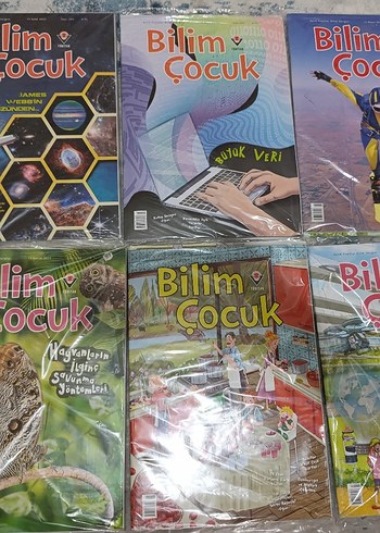 Bilim Çocuk Dergisi Seti 10 Sayı (2023 sayıları Jelatinli)