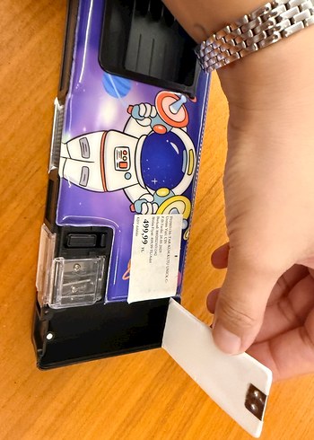 Uzay Temalı Mor Çocuk Kalem Kutusu - Görsel 4