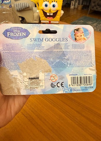 Disney Frozen Lisanslı Renkli Yüzücü Gözlüğü - Görsel 3