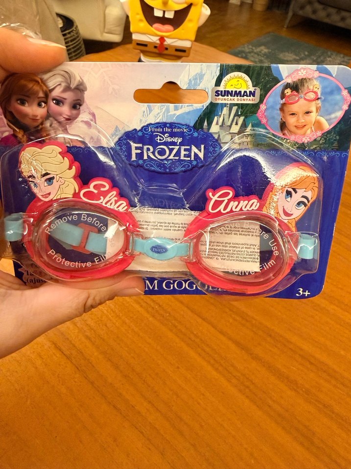 Disney Frozen Lisanslı Renkli Yüzücü Gözlüğü - Görsel 4