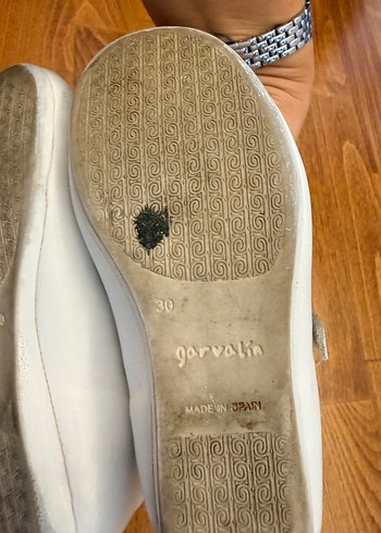 Kız Çocuk Beyaz Tokalı Babet - Görsel 3