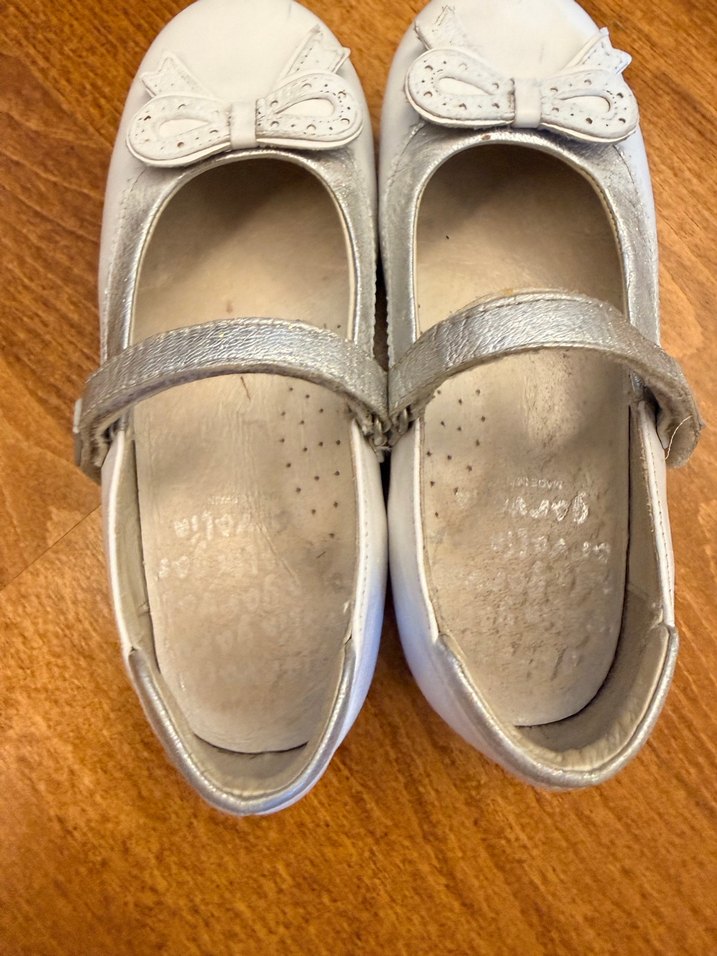 Kız Çocuk Beyaz Tokalı Babet - Görsel 4