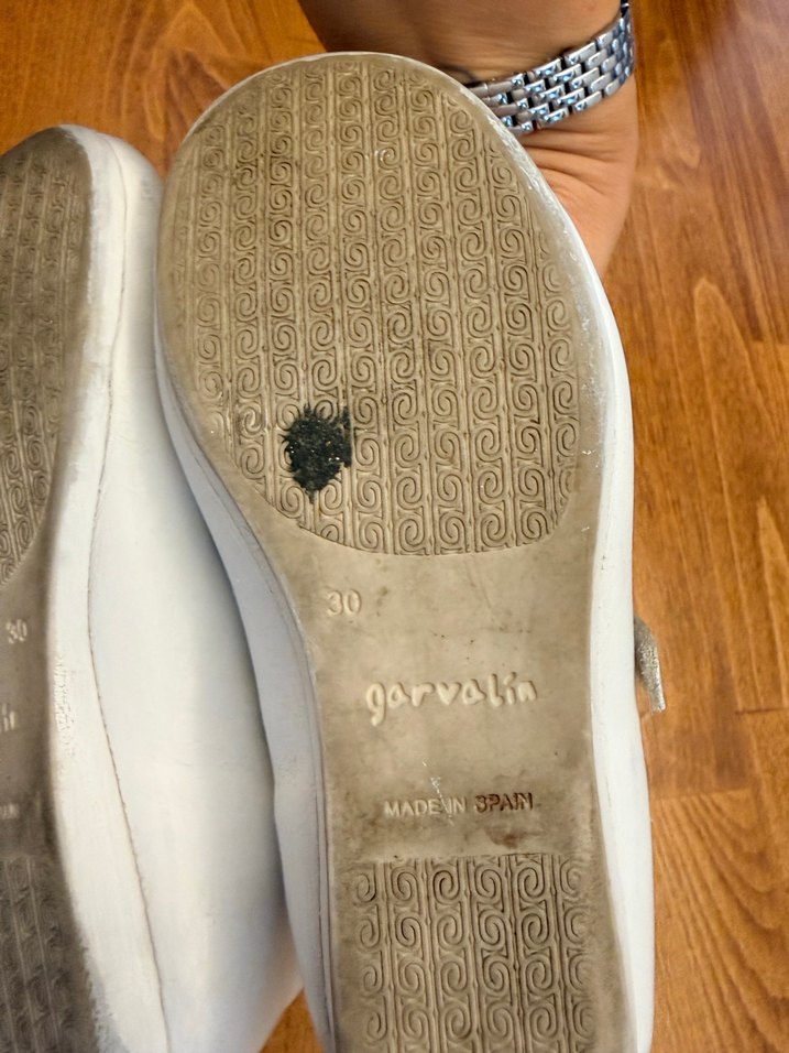 Kız Çocuk Beyaz Tokalı Babet - Görsel 3