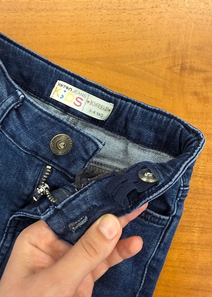 Koton Kız Çocuk Jean - Görsel 4