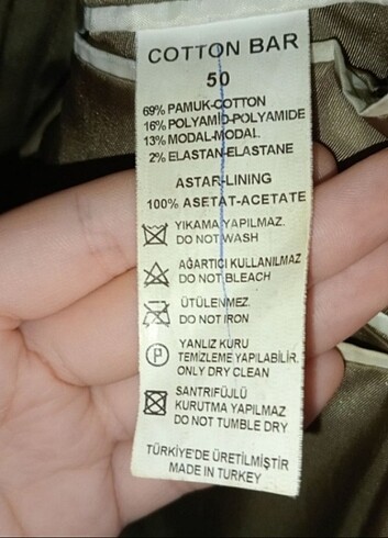 COTTON BAR ERKEK CEKET - Görsel 3
