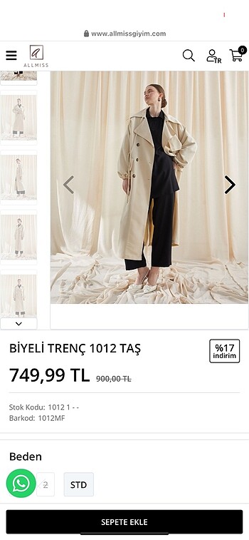 Zara Trençkot ceket