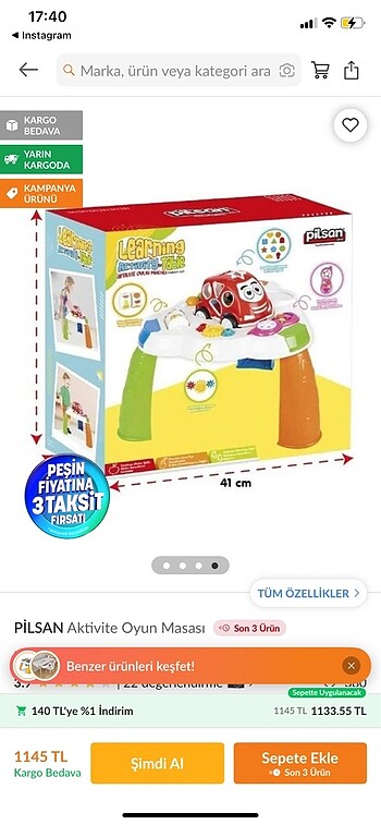 Pilsan etkinlik masası fisherprice