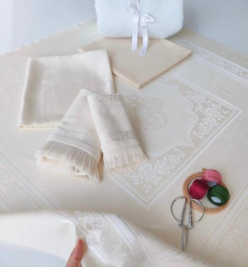 Etamin çeyiz seti - Görsel 2