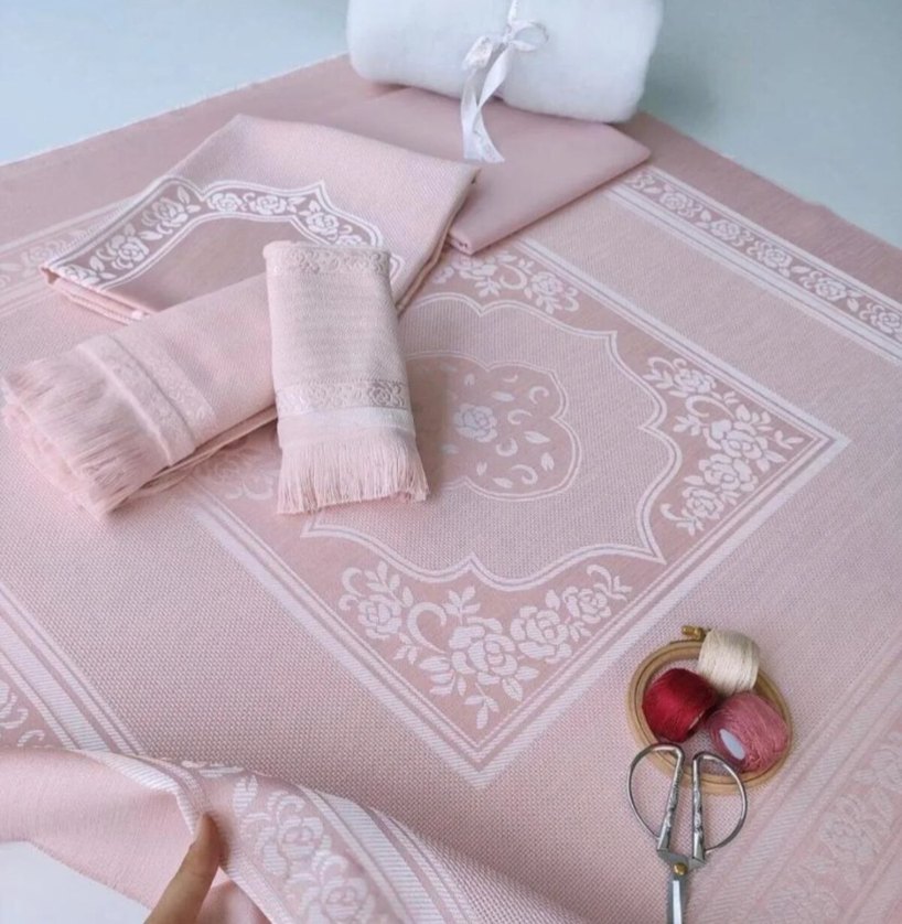 Etamin çeyiz seti - Görsel 5