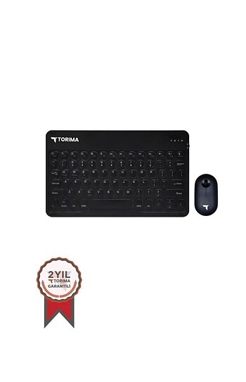 Torima Siyah Kablosuz Bluetooth Klavye Mouse Seti