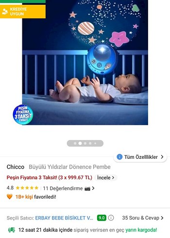 Chicco Büyülü Yıldızlar Dönence Pembe - Görsel 6