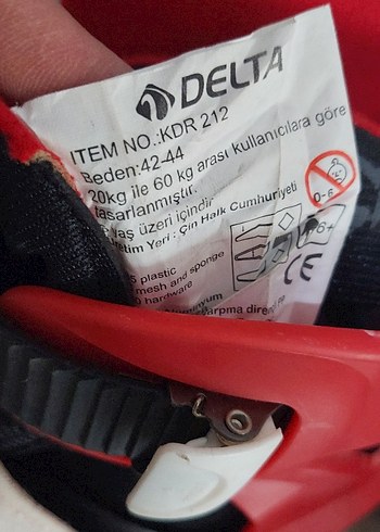 42 Beden kırmızı Renk Kırmızı Siyah unisex Spor Paten