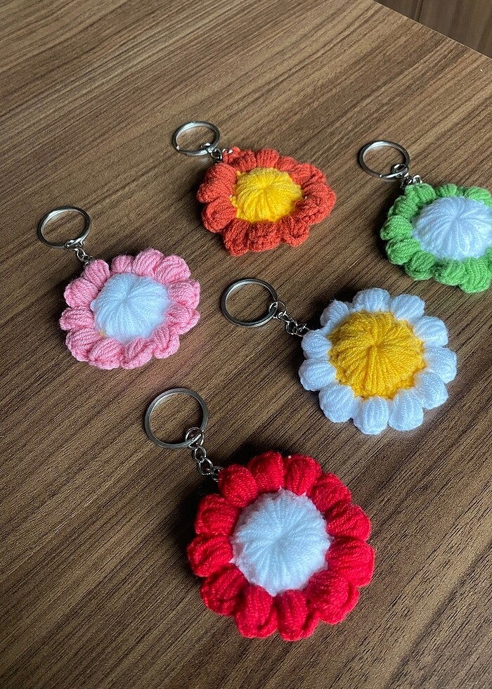 Papatya anahtarlık - Görsel 2