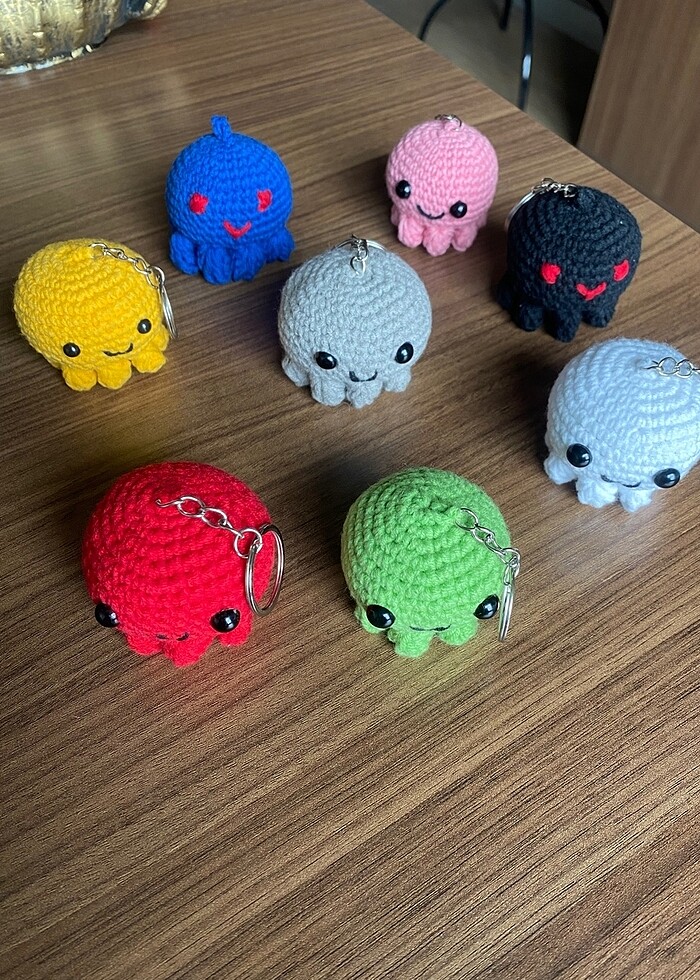 Ahtapot anahtarlık - Görsel 4