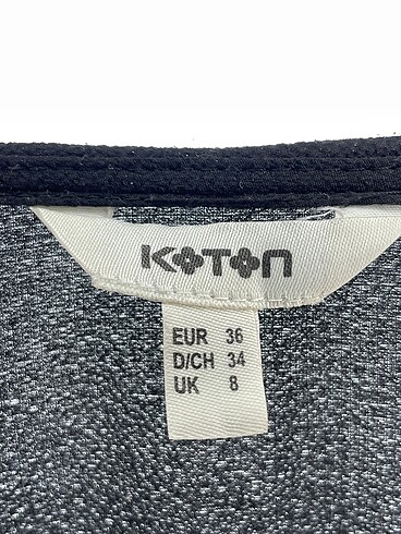 36 Beden siyah Renk Koton Bluz %70 İndirimli.