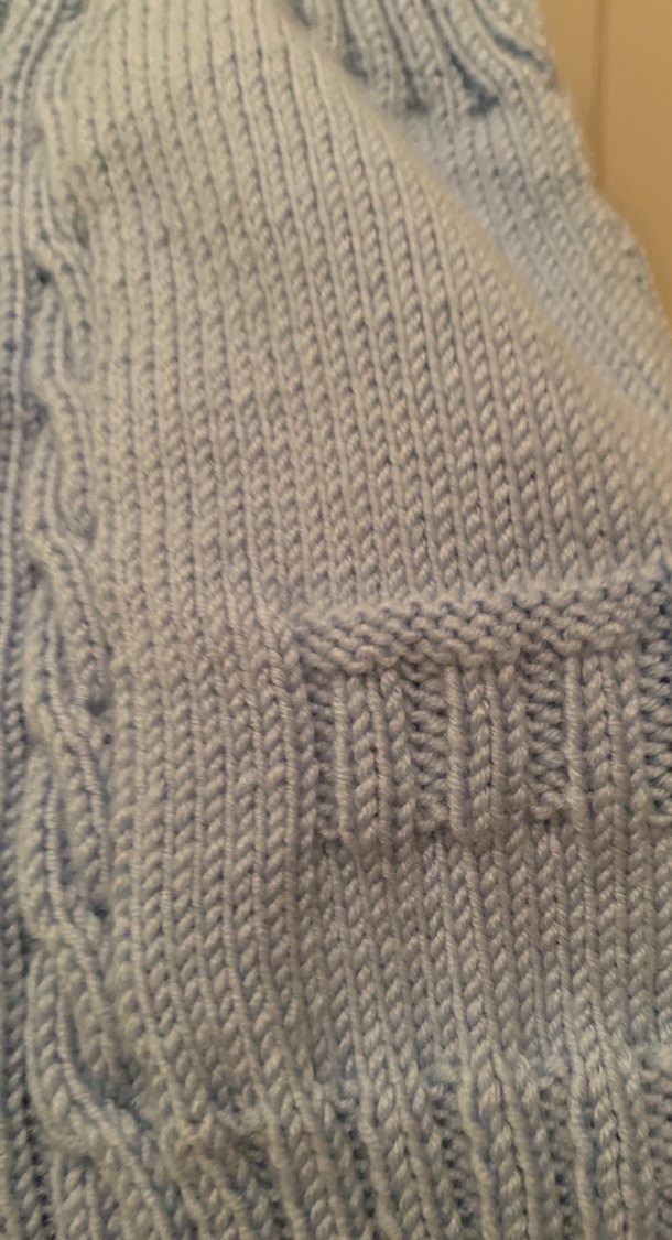 El örgüsü erkek bebek yelek - Görsel 3