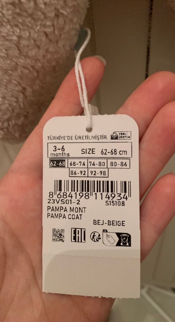 Çocuk Bej Kürklü Polar Ceket - Görsel 4