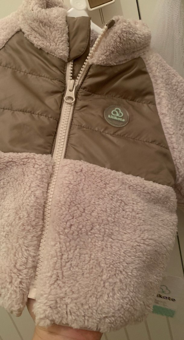 Çocuk Bej Kürklü Polar Ceket - Görsel 2