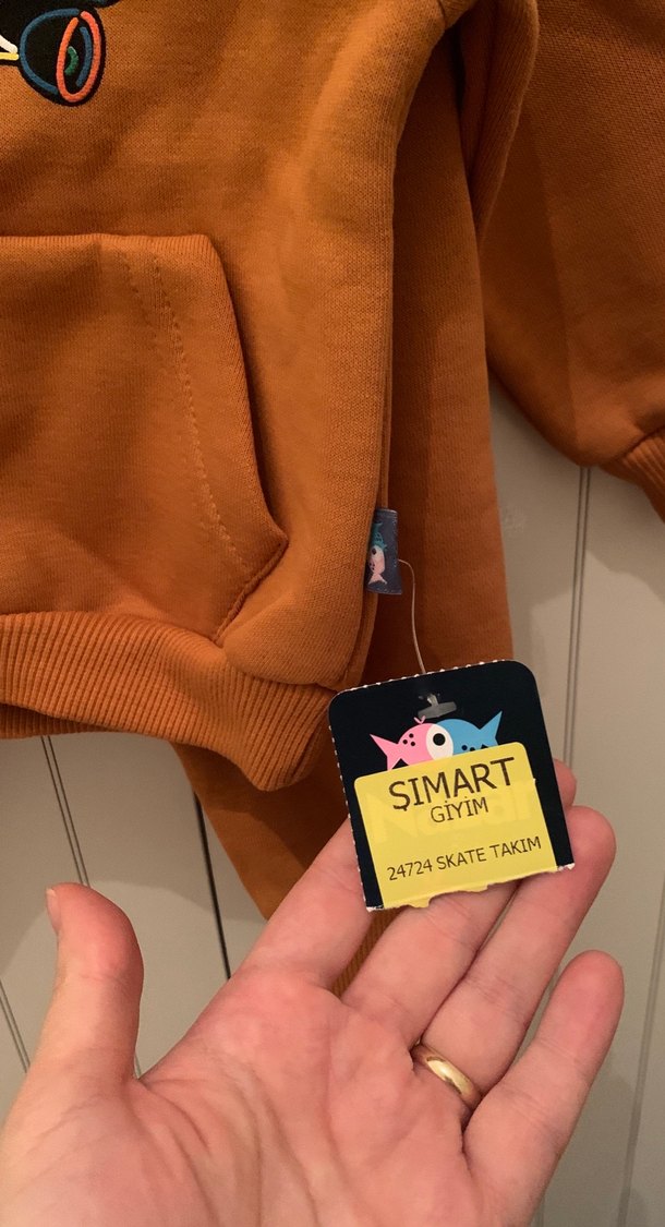 Renkli Baskılı Erkek Bebek Eşofman Takımı - Görsel 3