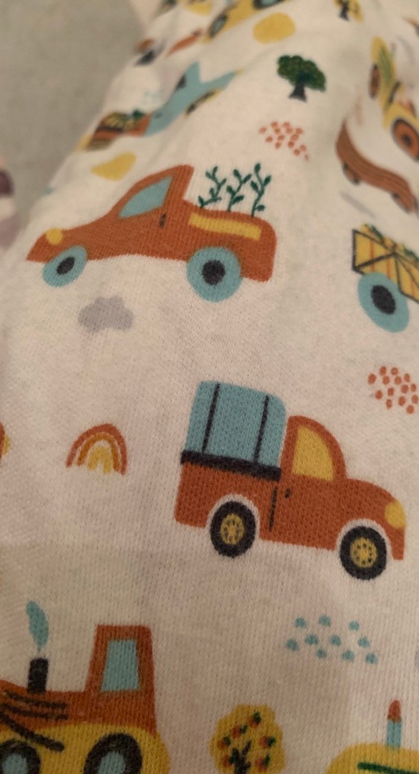 Renkli Baskılı Fermuarlı uyku Bebek Tulumu - Görsel 2